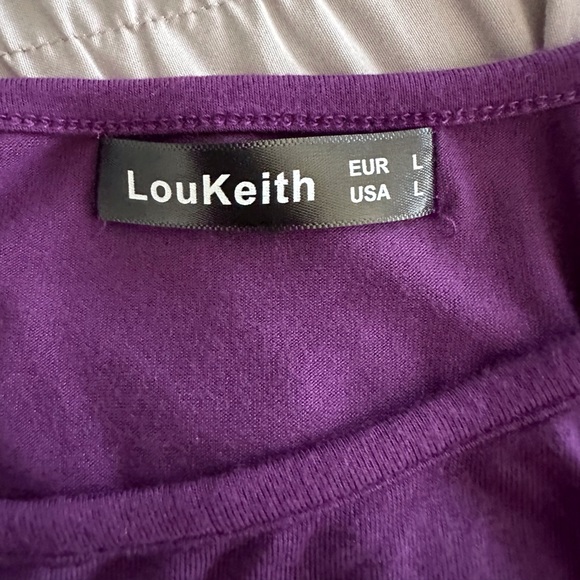 LouKeith Purple High Low Top - Picture 6 of 6